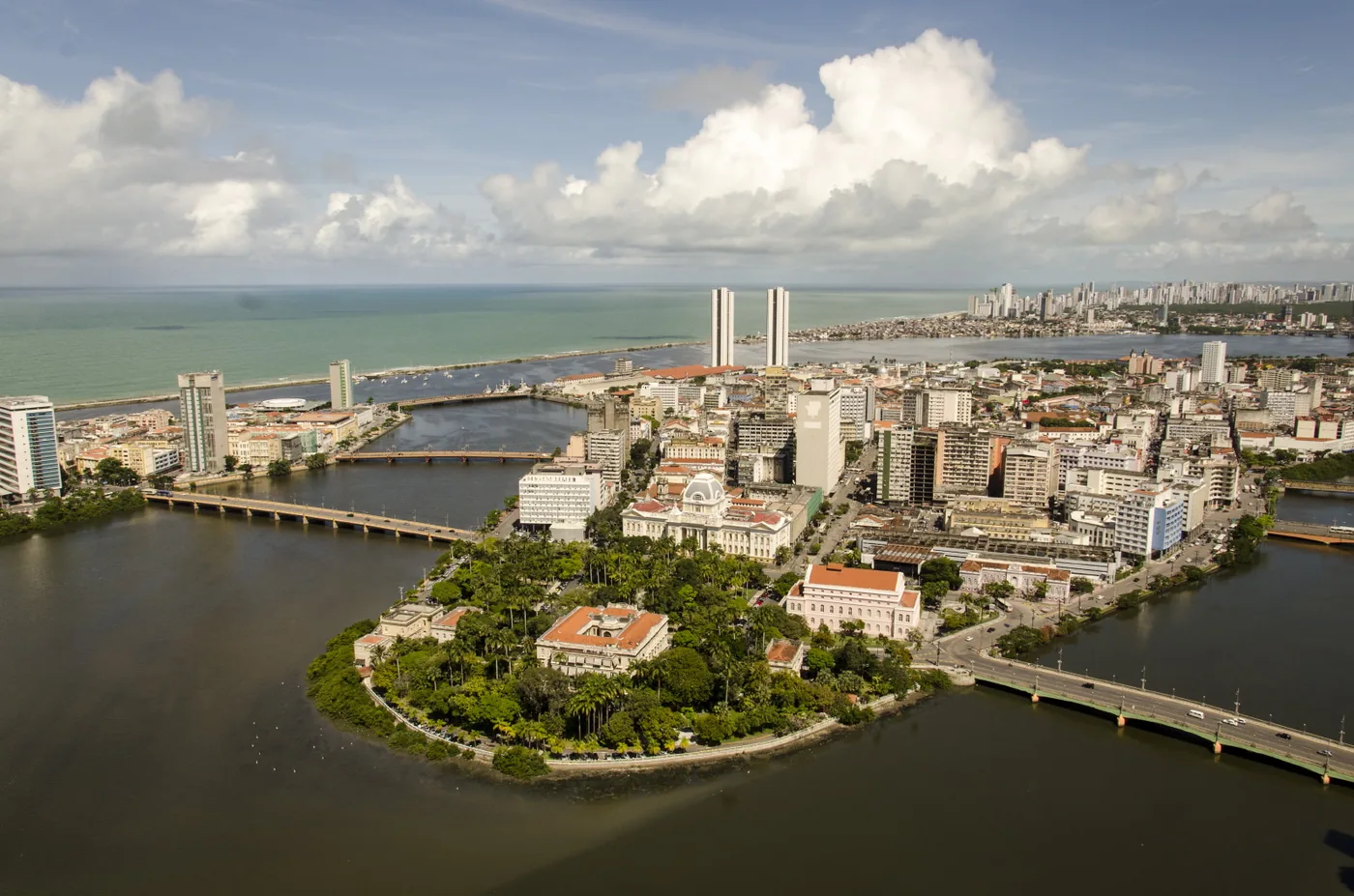 Vista da Ilha de Antônio Vaz, Recife, Pernambuco